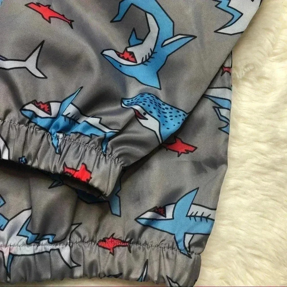 Pekkle Shark Jacket Grey & Blue Size 3T - Picture 11 of 16